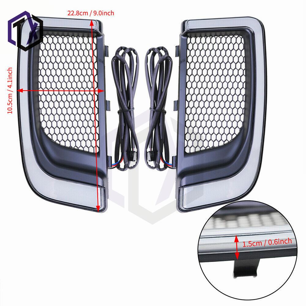 LED DRL Turn Signals for Harley Street/Road King/Electra Glide Fairing Lowers (14-21)