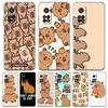 Cartoon Capybara Phone Case for Xiaomi Mi Poco F3 X3 X4 GT NFC M3 M4 11 Ultra 12 11X 11i Pro Lite 5G Soft Transparent Cover Bags