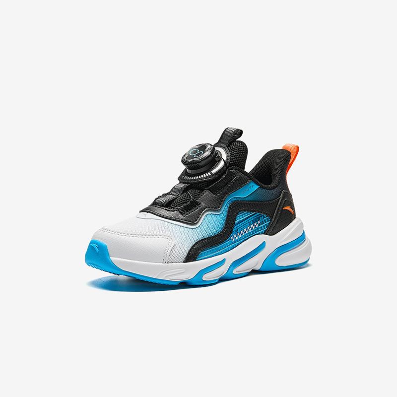 Anta Childrens Red Flame Trendy Fashion Comfortable Versatile Sports Breathable Lightweight Shock Absorbing Low-Top Childrens Running Shoes A12439919H