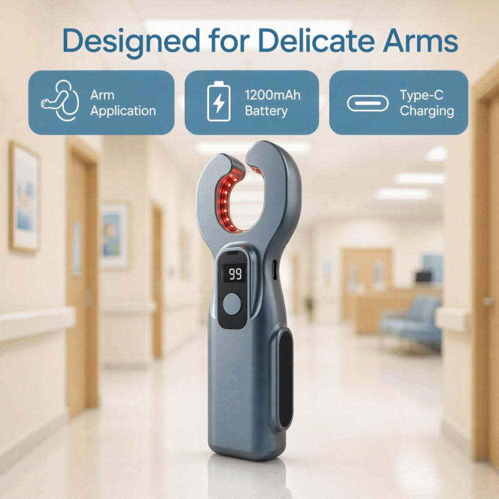 Portable Vein Finder Imaging Device Red Light LED Handheld Blood Vessel Locator The Elderly