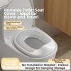 Anti-Slip Travel Potty Seat Washable Kids Toilet Seat Portable Toilet Seat  Potty Training