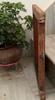 Antique Hand-Painted Krishna Wooden Window Frame: Indian Religious Decor