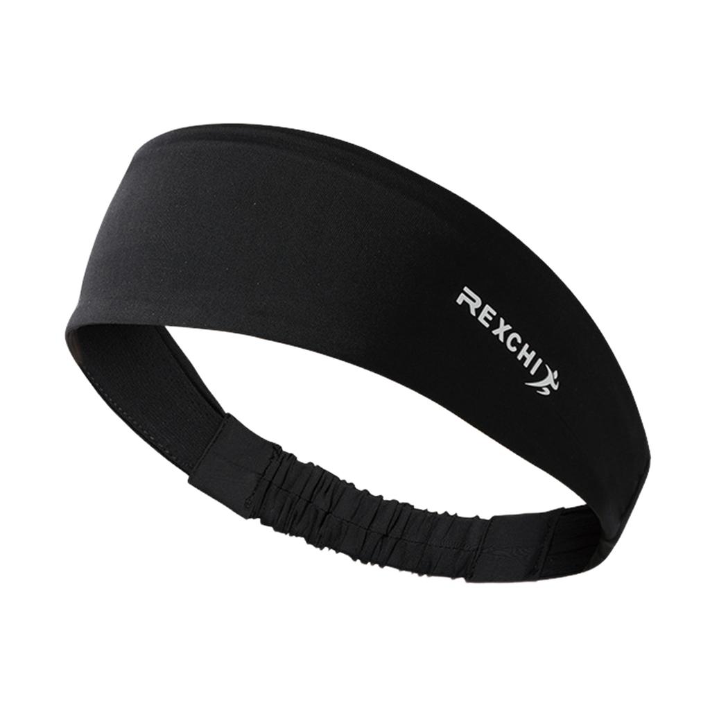 Ice Silk Sweatband for Men Sports Headband Running Cycling Gym Workout Non Slip Elastic Sweat Wristband Head Wrap