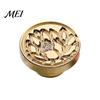 Greeting Card Sealer Wax Seal Stamp, Vintage Plant Pattern Head, Durable Flower Embossing Stamp Copper Head Replacement, for Envelope And Cards