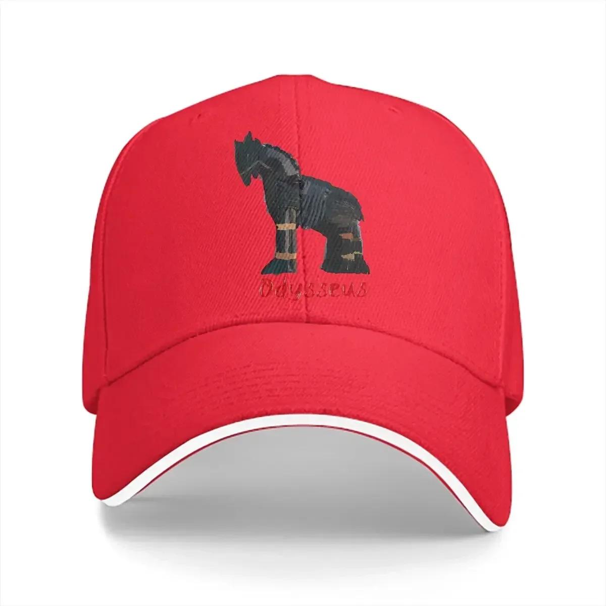 

Pure Color Dad Hats Black Casual Hat Sun Visor Caps Trojan Horse Peaked Cap One Size