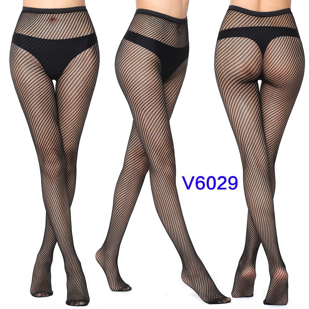 Women Sexy High Waist Plaid Slim Pantyhose Dancing Party Soft Yarn Thigh High Stockings Fishnet Tights Leggings Thin Hosiery