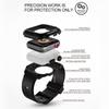 Waterproof Shell For Apple Watch Case 45mm 44mm 41mm 40mm 42mm Outdoor Sports Silicone Bracelet Wristband iWatch 9 8 7 6 5 4 SE