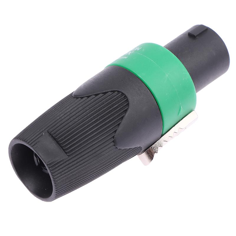 1Pcs 4-Pole 4Pin Nl4Fc Speaker Connector Ohm Plug Speaker Audio Cable Adapter Twist Lock 4 Pin Speakon Female Jack Accessories