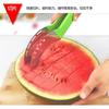 Stainless Steel Watermelon Slicer Plastic Wrap Handle Non-slip Melon Cutter Cutter Kitchen Gadget Fruit Cutting Tool Summer