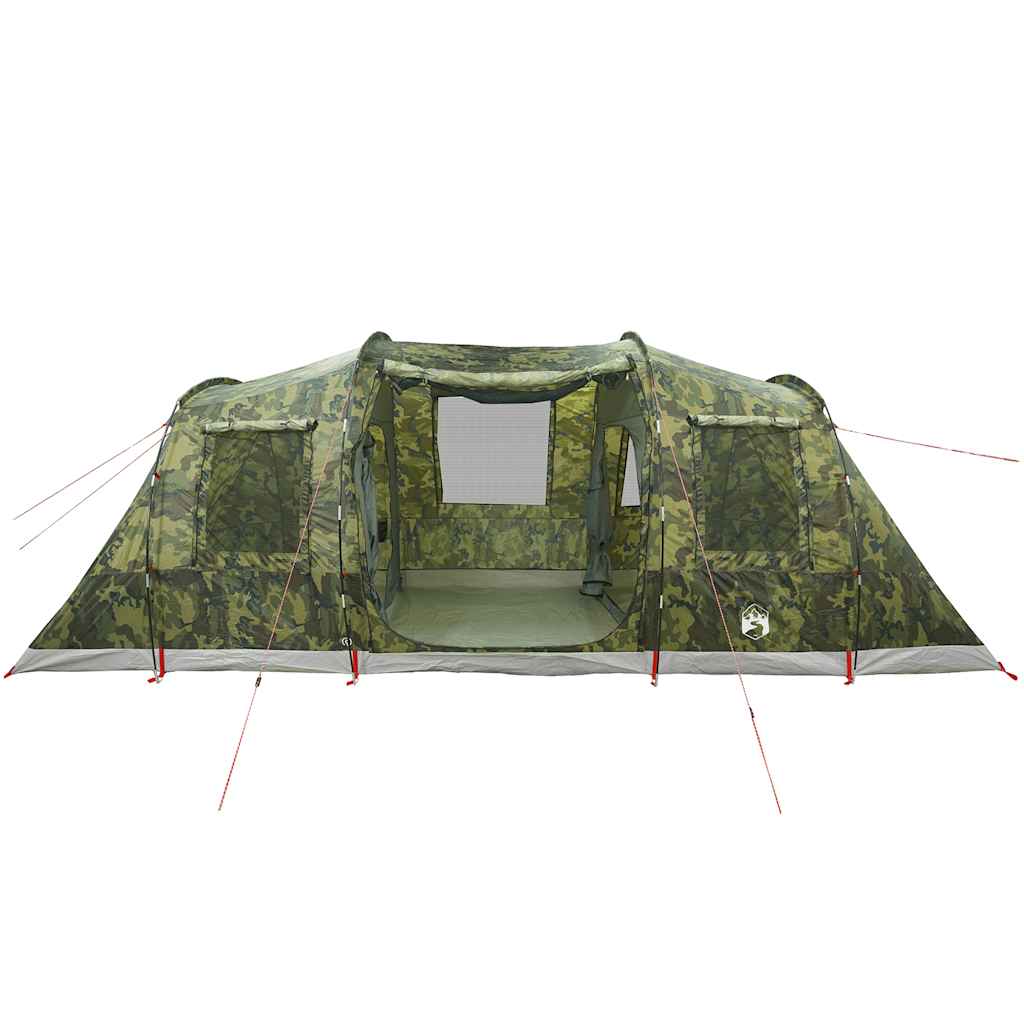 Vidaxl Tourist Tent, Tunnel, 4-Person, Camouflage, Waterproof