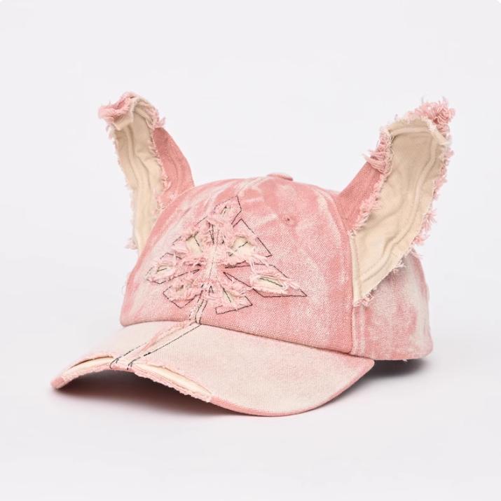 

Short Brim Baseball Cap Embroidery Decoration Vintage Classic Style Solid Color Unisex Lightweight Sun Hat for Fashion Outdoor Adjustable розовый