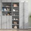 VidaXL Highboard Concrete Grey 50x41x185 Cm Engineered Wood, Sideboard, Storage Cabinet, High Cabinet, Cabinet, Cupboard 3281683