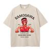 T-shirt Anime Lavate Retro Punk Gotico Y2K Stampa IPPO T-shirt Harajuku Casual Cotone Vintage Manica Corta Top Tee
