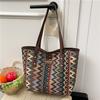 Urban Street Fashion Canvas Tote Bag Women Large Capacity For School And Commute