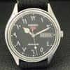 SEIKO 5 AUTOMATIC 7019A VINTAGE JAPAN MENS ARABIC BLACK DIAL WATCH a701442-5 R206b-a701442