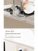 Japanese Dual-Use Kitchen Rack: Manual Soap & Hand Sanitizer Dispenser