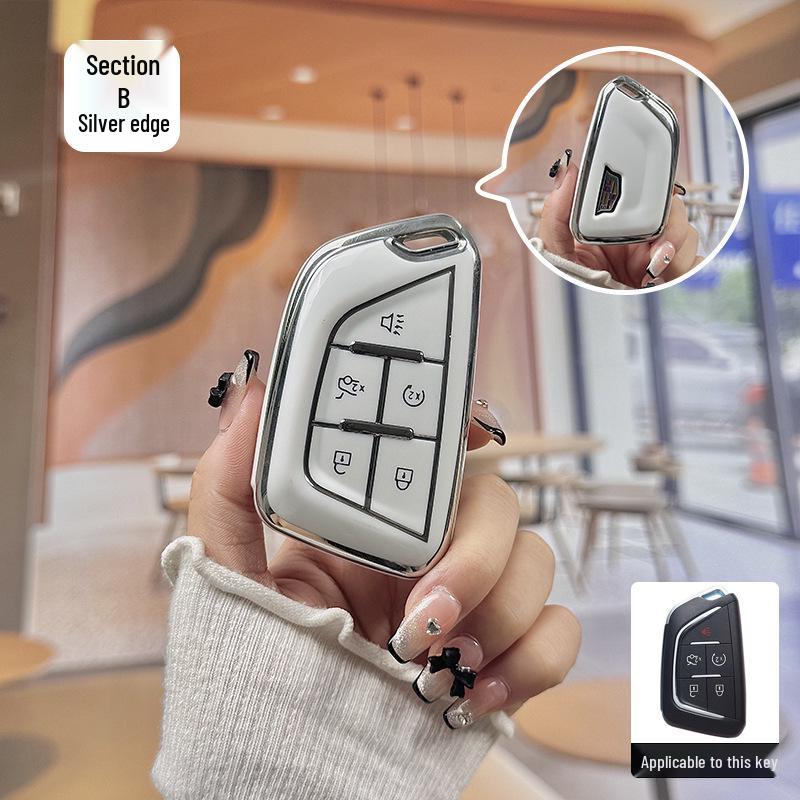 Cadillac Key Case Shell for XT5, CT5, XT4, XTS, ATSL, CT6, XT6, CT4 Models