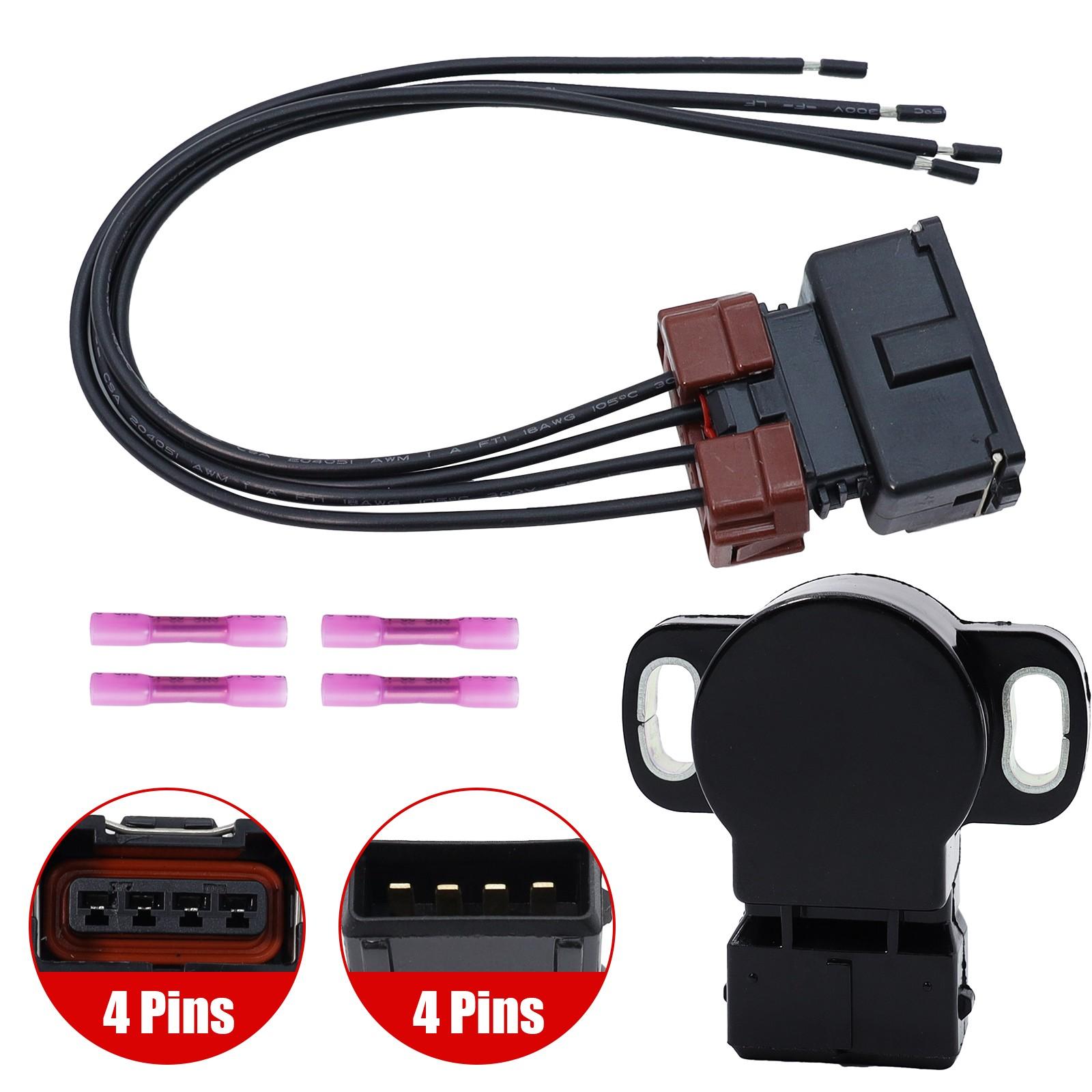 Throttle Position Sensor TPS W/Connector For Mitsubishi Diamante Mirage MD614734