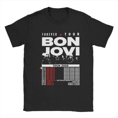 Maglietta Concerto Bon Jovi Forever Tour 2026