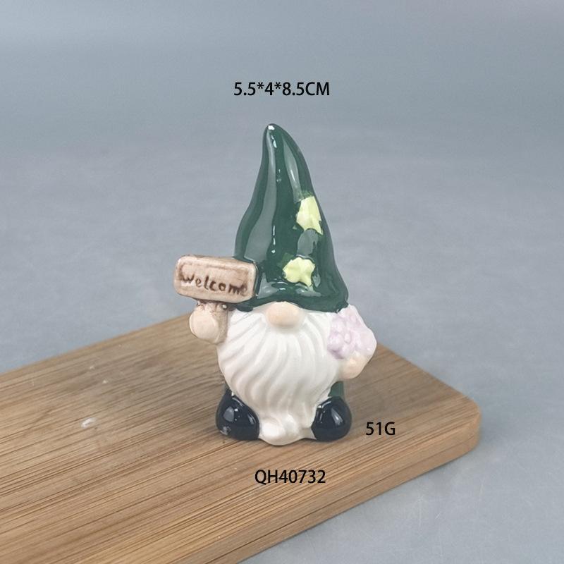 Tree Ceramic Garden Dwarf Elf Ornament Creative Fruit Husband Modeling Crafts