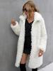 Fabrik Verkauf 2023 Frühling Herbst Winter Lange Faux Pelzmantel Frauen Plüsch Jacke Damen Wihite Flauschigen Jacke Langarm Mode oberbekleidung