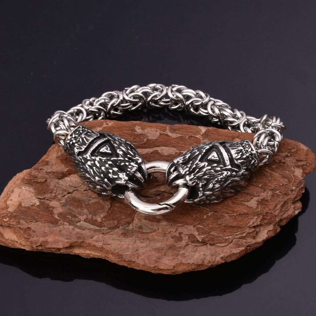 Stainless Steel Viking Bear Claw Wolf Claw Bracelet Men 'S Domineering Stainless Steel Bracelet 