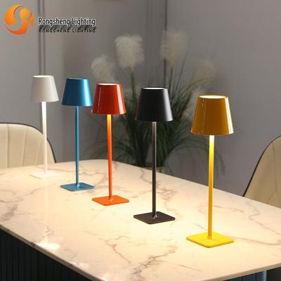 Nordic Wrought Iron Touch Table Lamp - Modern Minimalist Bedside Night Light