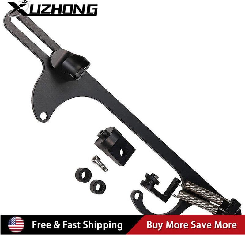 Throttle Cable Carb Bracket Adjustable Aluminum For Holley 4150 4160 Carburetor