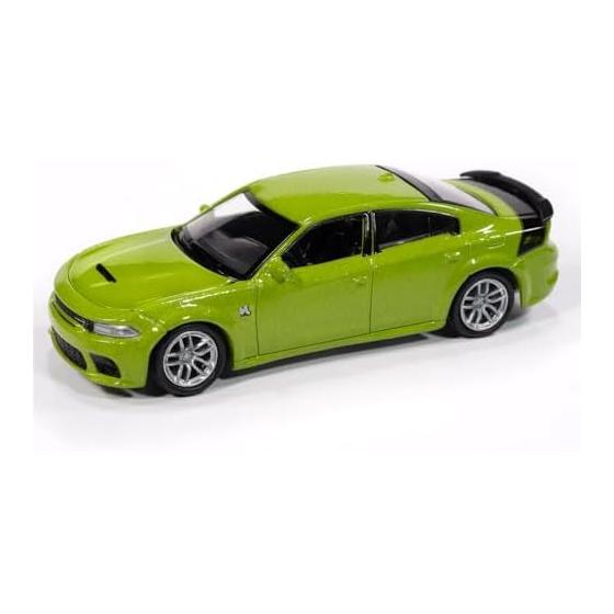 auto world 1/64 scale PREMIUM RELEASE 3 2023 DODGE CHARGER R/T SCAT PACK SWINGER (SUBLIME) AW64452A-04