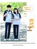 Academy-Style Junior High School Autumn Sportswear Set – Three-Piece Casual Uniform
