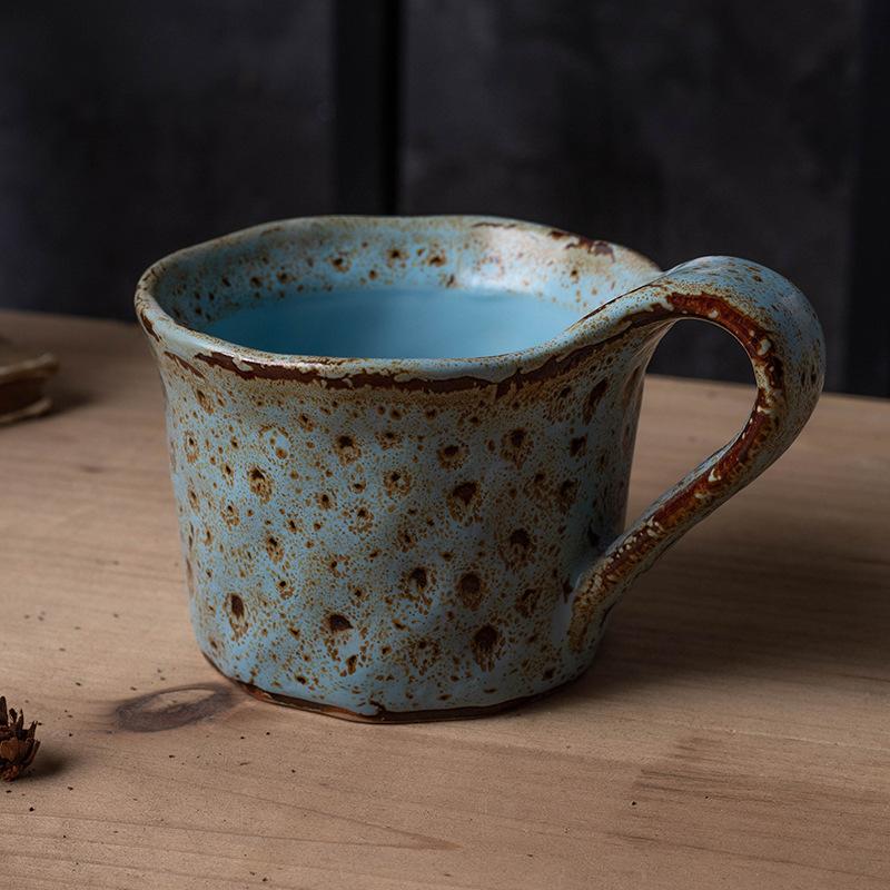 Kiln Change Breakfast Retro Mug Office Household Milk Oat Afternoon Teacup Coffee Cup High Value