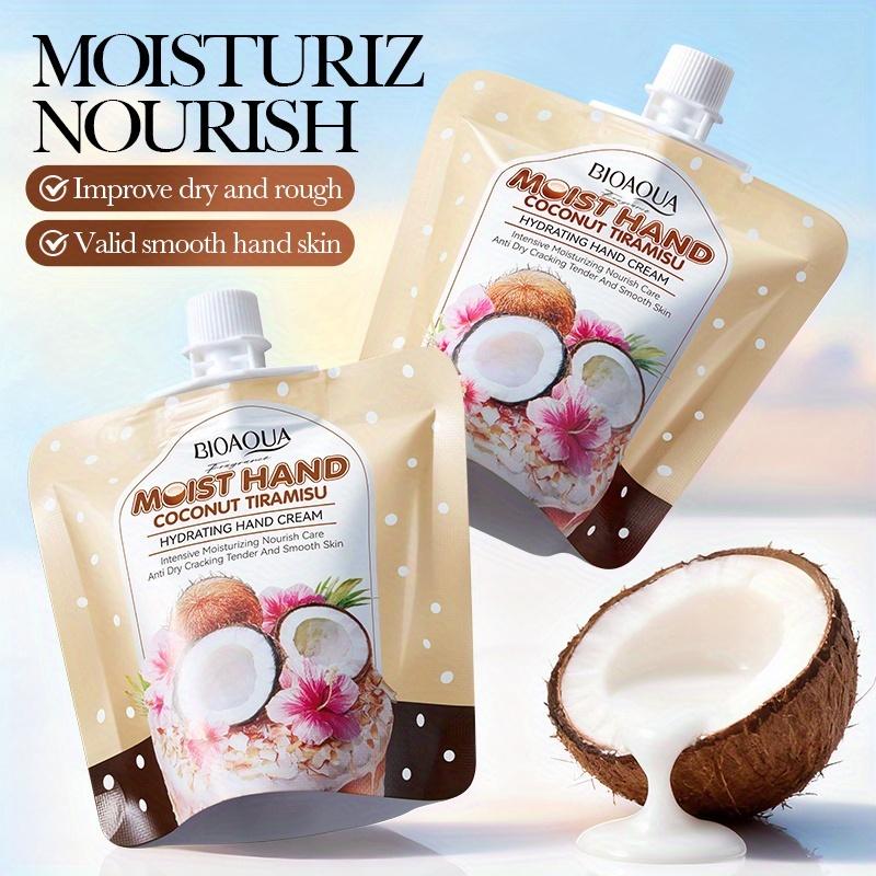 Coconut Tiramisu Moisturizing Hand Cream Improves Dry and Rough Skin, Leaving It Smooth, Soft, Hydrated, Radiant, and Nourished