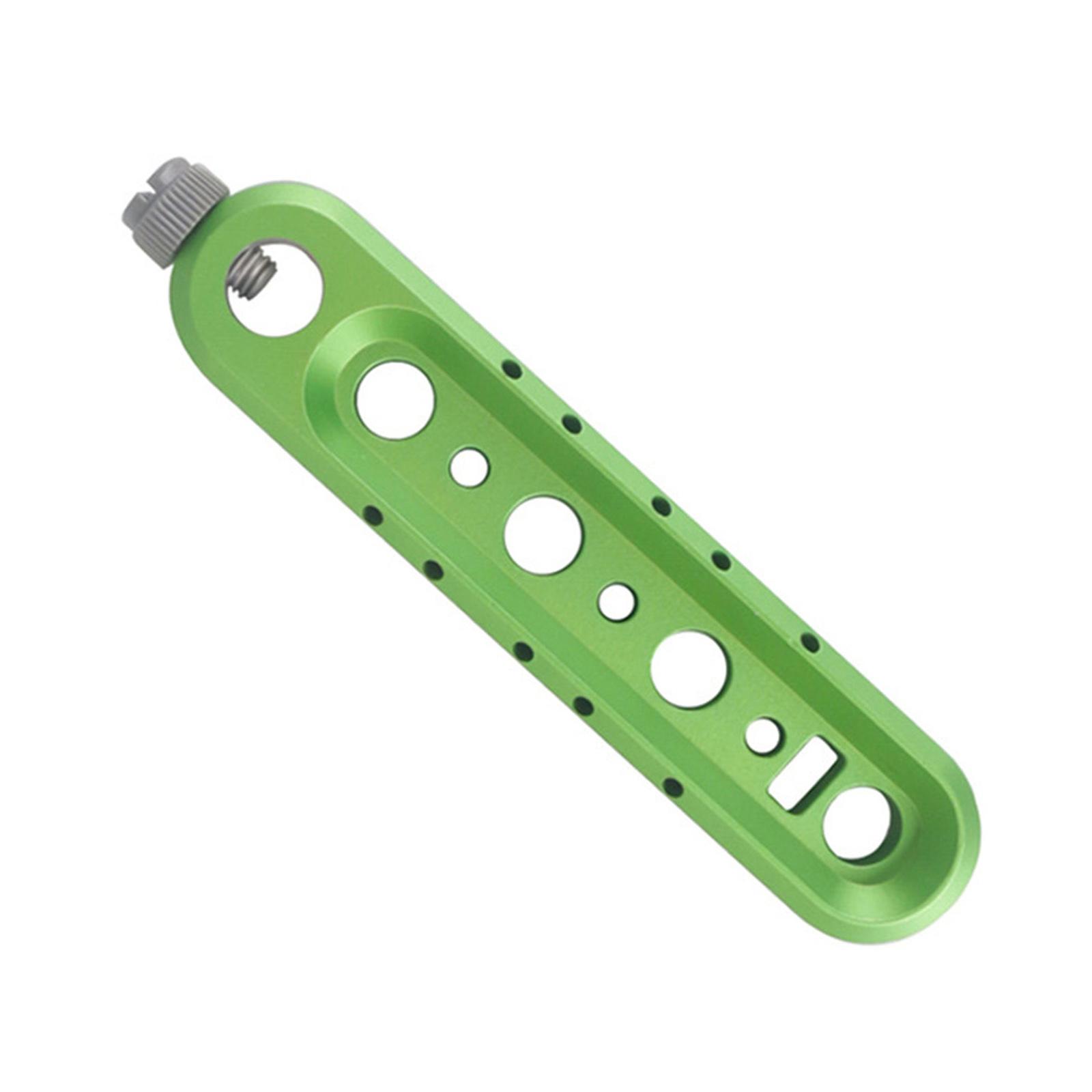 

Нахлыстовая рыбалка Сделай сам Инструмент для вязания мушек Держатель Алюминиевые сплавы с ЧПУ Улучшитель рабочего пространства Обтекаемый органайзер для аксессуаров для вязания мушек зелёный