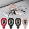 Car Leather Sunglasses Storage Clip Sun Visor Glasses Fastener For Lacetti Aveo Cobalt Cruze Malibu Sonic Trax Camaro