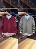 Men's Autumn Casual Two-in-One Hoodie: Slim Fit Long Sleeve Versatile Pullover