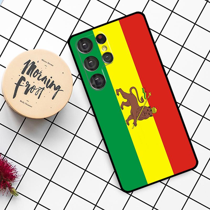 Ethiopia Flag Case For Samsung Galaxy S24 FE S20 FE S21 S22 S23 S24 S25 Ultra S9 S10 S25 Plus Phone Cover
