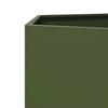 Olive Green Hexagonal Planter 104x90x45 Cm Steel