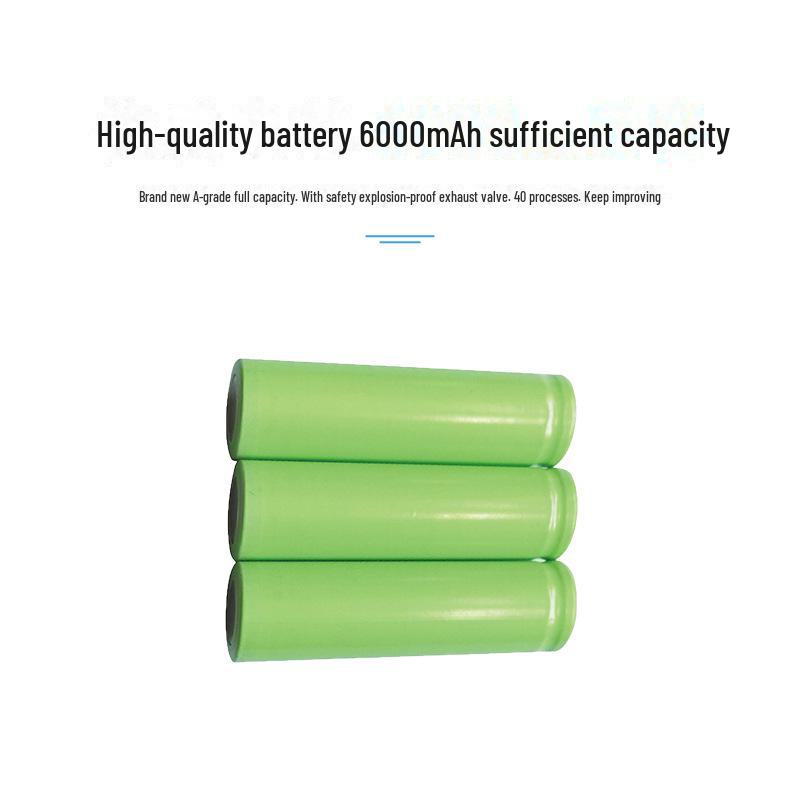 3.7V 1200mAh Small Fan and Desk Lamp with 18650 Lithium-Ion Battery