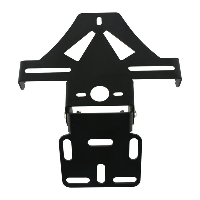 Motorcycle License Plate Mount Bracket Tail Rear Light Bracket Holder for ATV Dirt Bike Motorcycle Sport Street Bikes