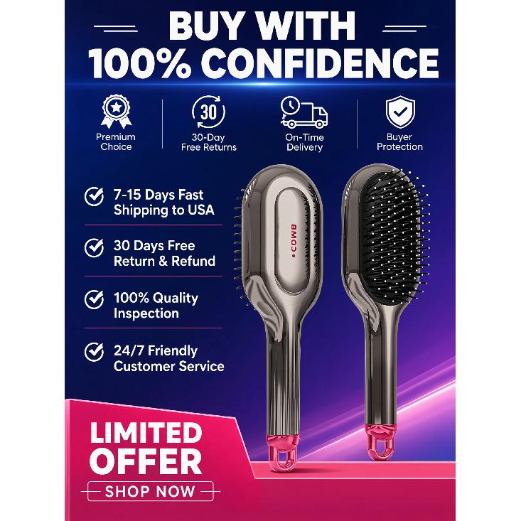 Air Cushion Hair Brush Scalp Massage Comb Anti-static Detangling Hairbrush for Wet Dry Curly Straight Hair Salon Styling Tool