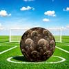 1pc Steampunk Cat Clockwork Theme Soccer Ball Football, Size 5, Lightweight PVC, Outdoor Training Soccer Ball,Sports Gift t61478