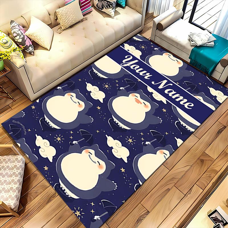 Custom Personalization Pokémon Area Rug - Perfect For Kitchen, Bathroom,Laundry Room Decor Large Size Available,Gift All Seasons
