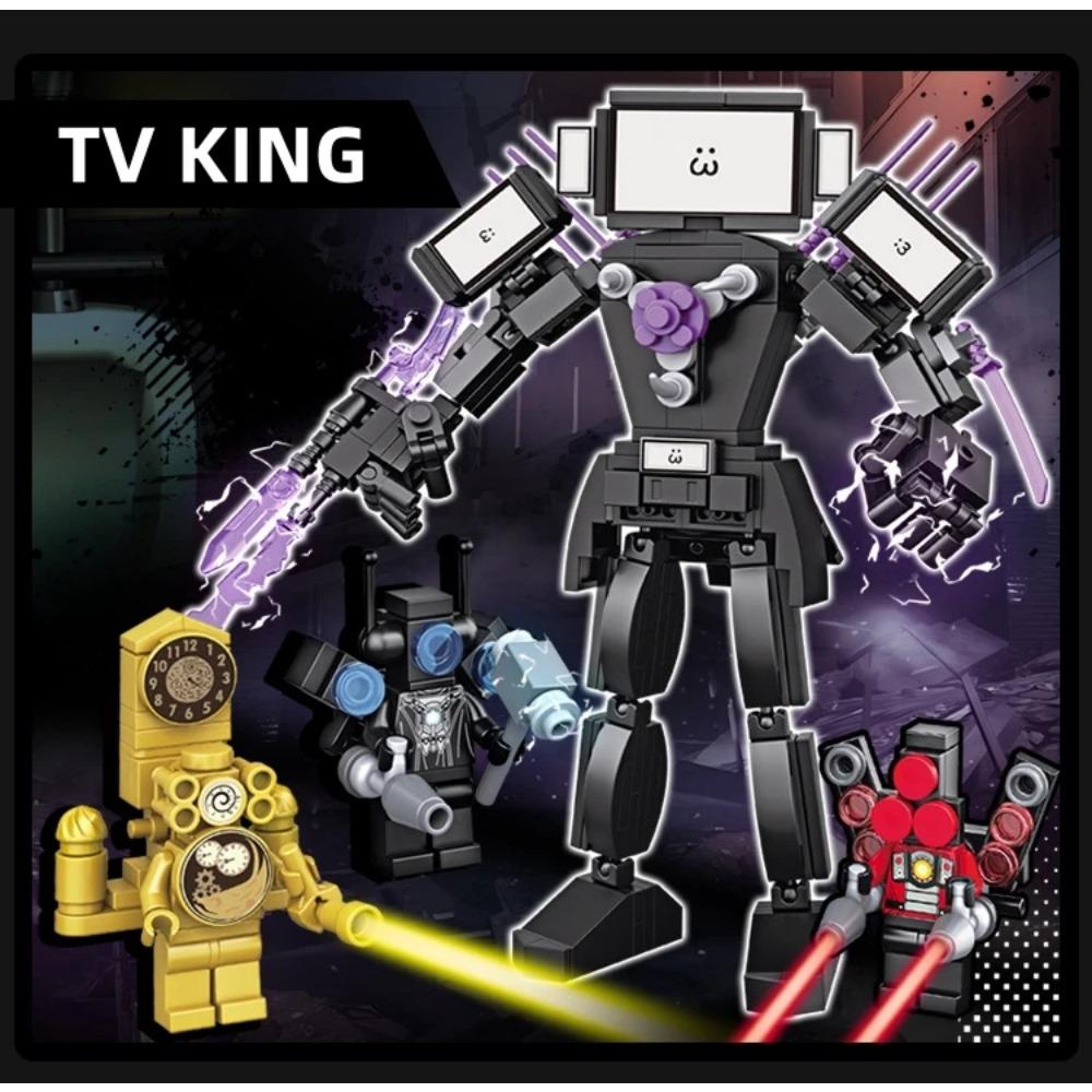 

Skibidi Mutant Titan Camera Building Block Cartoon или Game Doll Детские игрушки Динамик Камера Titan TV Часы Туалет Кирпичи Модель Человека