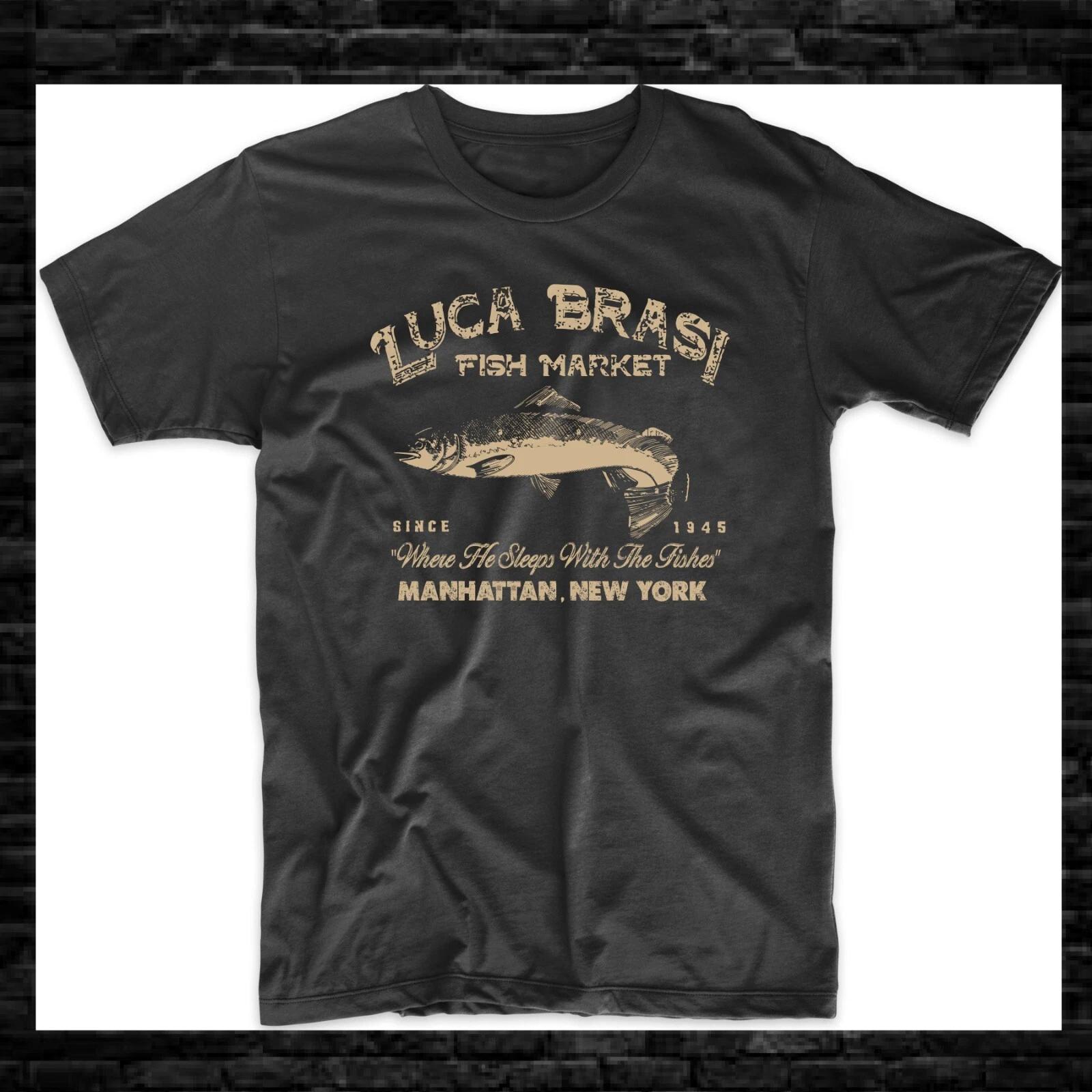Brasi Fish Market Funny Graphic Tee S