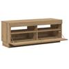 Vidaxl Szafka Pod Tv Z Oświetleniem Led, Dąb Artisan, 100X35X40 Cm