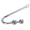 Stainless Steel Anal Hook Butt Plug Prostate Massager For Adults With Ball Sex Toys