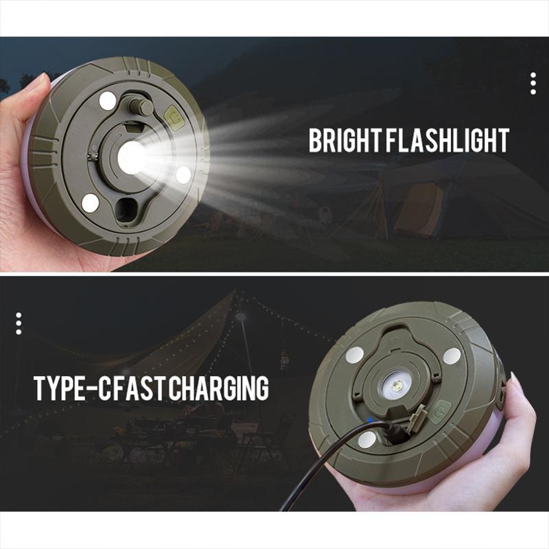 LED Camping Lamp Strip Atmosphere 10M délka Vodotěsný recyklovatelný světelný pás Venkovní zahradní dekorační lampa pro stanový pokoj