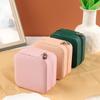 2025 Portable Leather Jewelry Storage Box for Earrings, Studs, Bracelets, Necklaces, and Rings