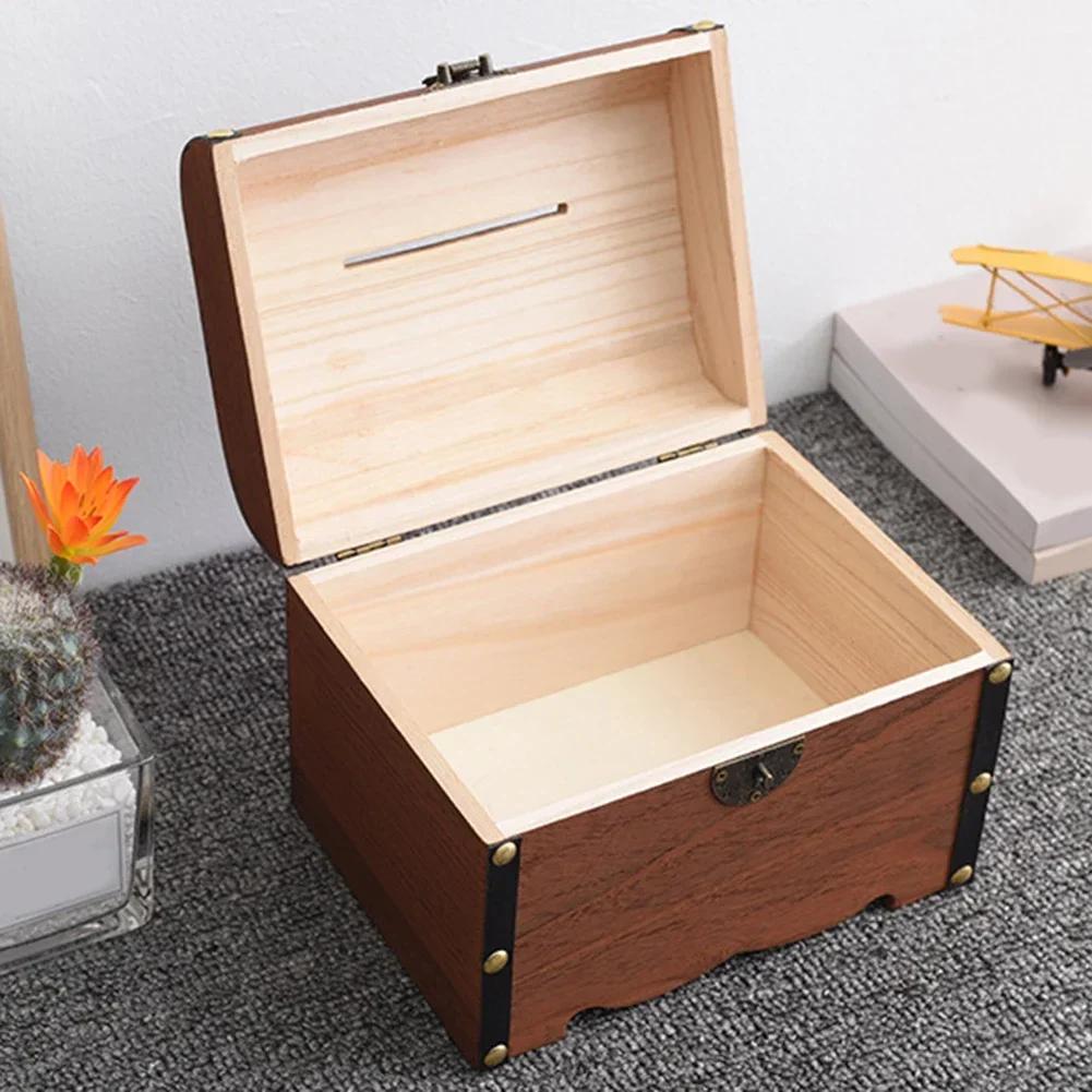 Sparschwein Mehrzweck-Organizer mit Schloss Spardose im Vintage-Stil für Souvenirs, Kindergeschenke, Heimdekoration, Hochzeitsschmuck