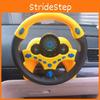 Multifunctional Driving Simulator Steering Wheel For Kids With Interactive Features And Bright Lights